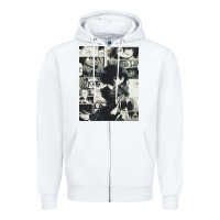 White another mei misaki poster Zipper Hoodie - lanVoArt