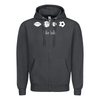 Smoke Funny Sports Balls Gag Gift Zipper Hoodie - lanVoArt
