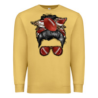 Antique Gold football mom Premium Sweatshirt - RacoonDesign