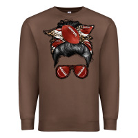 Chestnut football mom Premium Sweatshirt - RacoonDesign