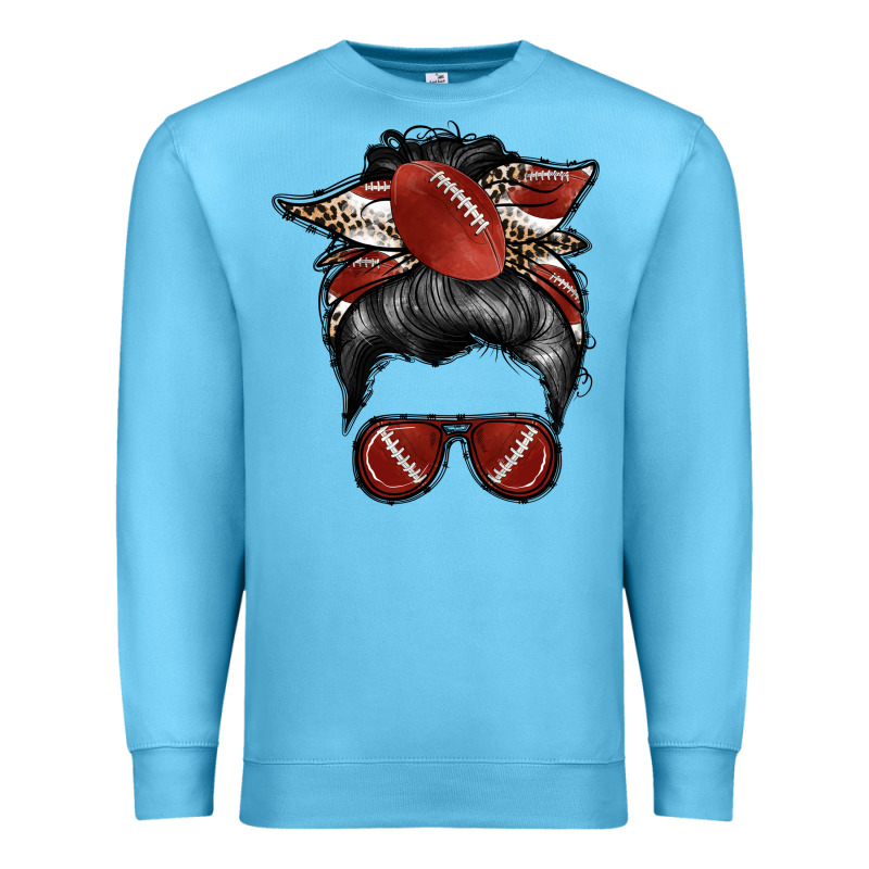 Football Mom Premium Sweatshirt by RacoonDesign | Teevron