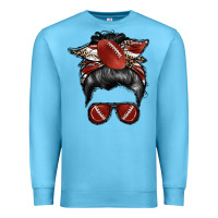 Ocean Blue football mom Premium Sweatshirt - RacoonDesign