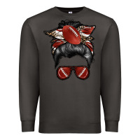 Smoke football mom Premium Sweatshirt - RacoonDesign
