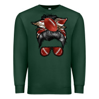 Sports Green football mom Premium Sweatshirt - RacoonDesign