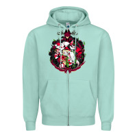 Seafoam hazbin hotel christmas Zipper Hoodie - lanVoArt