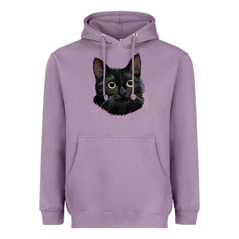 Bombay Cat Face Heavyweight Hoodie by LillyAllenDesigns | Teevron