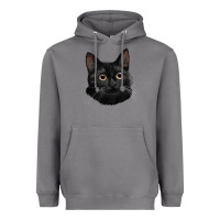 Storm Bombay Cat Face Heavyweight Hoodie - LillyAllenDesigns