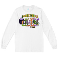 White double double toil and trouble fire and burn cauld Long Sleeve Tee - CowGirlArtShop