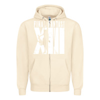Sandshell final fantasy xiii lightning white Zipper Hoodie - lanVoArt