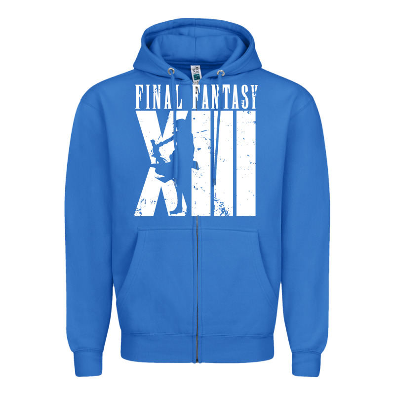 Final Fantasy Xiii Lightning White Zipper Hoodie by lanVoArt | Teevron