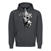 Smoke present mic screaming Zipper Hoodie - lanVoArt