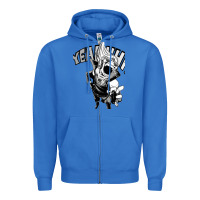 True Royal present mic screaming Zipper Hoodie - lanVoArt