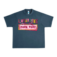 Midnight Navy i wear pink for my custom Urban Heavy Tee - texasbilliewilder