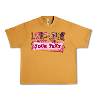 Peanut Butter i wear pink for my custom Urban Heavy Tee - texasbilliewilder