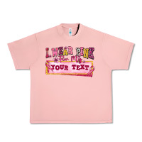Salmon i wear pink for my custom Urban Heavy Tee - texasbilliewilder