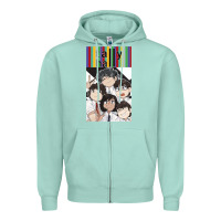 Seafoam tally hall anime Zipper Hoodie - lanVoArt