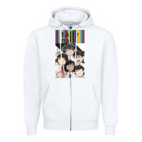 White tally hall anime Zipper Hoodie - lanVoArt