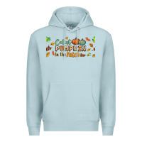 Blue Mist cutest pumpkin in the patch lebbey glass Premium Hoodie - BundleAndBundleShop