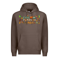 Coffee cutest pumpkin in the patch lebbey glass Premium Hoodie - BundleAndBundleShop
