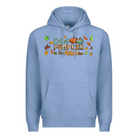 Colony Blue cutest pumpkin in the patch lebbey glass Premium Hoodie - BundleAndBundleShop
