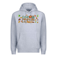 Heather Grey cutest pumpkin in the patch lebbey glass Premium Hoodie - BundleAndBundleShop