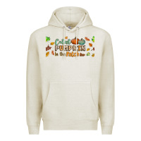 Oatmeal Heather cutest pumpkin in the patch lebbey glass Premium Hoodie - BundleAndBundleShop