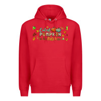 Red cutest pumpkin in the patch lebbey glass Premium Hoodie - BundleAndBundleShop