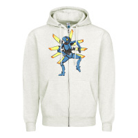 Oatmeal Heather ultrakill  funny Zipper Hoodie - lanVoArt
