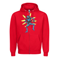 Red ultrakill  funny Zipper Hoodie - lanVoArt