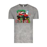 Cloud Rock merry christmas monster truck Vintage Tee - texasbilliewilder