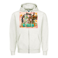 Oatmeal Heather Easter Day He is risen 20oz skinny Zipper Hoodie - LillyAllenDesigns