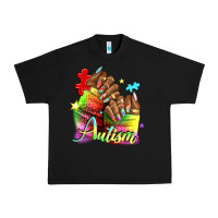Black Black woman Autism nails Urban Heavy Tee - NancyCooperArtShop