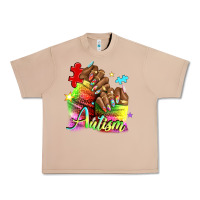 Burro Black woman Autism nails Urban Heavy Tee - NancyCooperArtShop