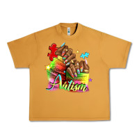 Peanut Butter Black woman Autism nails Urban Heavy Tee - NancyCooperArtShop