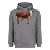 Storm hereford cow Heavyweight Hoodie - LillyAllenDesigns