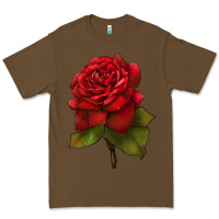 Cacao Oklahoma Rose Illustrations Premium Tee - LillyAllenDesigns