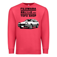 Cardinal initial d fujiwara tofu shop ae86 manga Premium Sweatshirt - lanVoArt