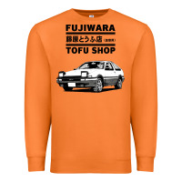 Carrot initial d fujiwara tofu shop ae86 manga Premium Sweatshirt - lanVoArt