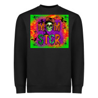 Black Momster Tumbler Heavyweight Sweatshirt - BundleAndBundleShop