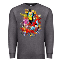 Charcoal Heather invincible and friend hero art Premium Sweatshirt - lanVoArt