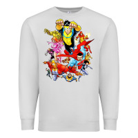 Dove Grey invincible and friend hero art Premium Sweatshirt - lanVoArt
