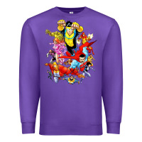 Purple invincible and friend hero art Premium Sweatshirt - lanVoArt
