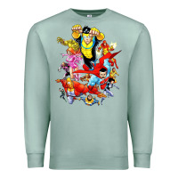 Invincible And Friend Hero Art Premium Sweatshirt | Teevron