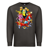 Smoke invincible and friend hero art Premium Sweatshirt - lanVoArt