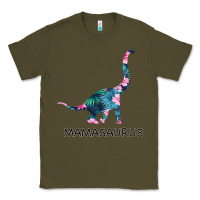 Army Green Mamasaurus Dinosaur Classic Tee - Bettercallsaul