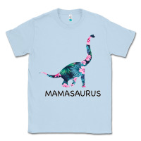 Dusty Blue Mamasaurus Dinosaur Classic Tee - Bettercallsaul