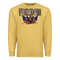 Antique Gold freedom Premium Sweatshirt - RacoonDesign