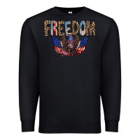 Black freedom Premium Sweatshirt - RacoonDesign