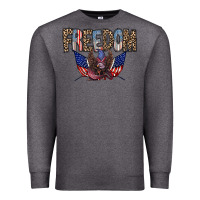 Charcoal Heather freedom Premium Sweatshirt - RacoonDesign