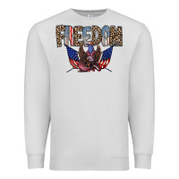 Dove Grey freedom Premium Sweatshirt - RacoonDesign